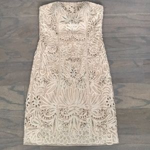 Sue Wong embroidered cocktail dress